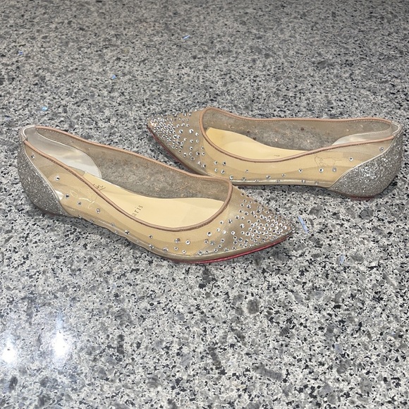 *SOLD* CHRISTIAN LOUBOUTIN | Follies Strass Flats - Picture 11 of 12